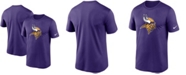 Nike Men's Purple Minnesota Vikings Logo Essential Legend Performance T-shirt